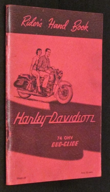 Harley-Davidson Riders Hand book 74 OHV Duo-Glide