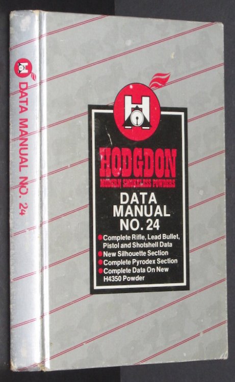 Hodgdon Modern Smokeless Powders -- Data Manual No. 24
