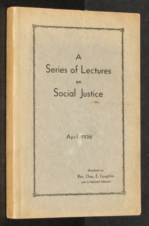 A series of lectures on social justice,