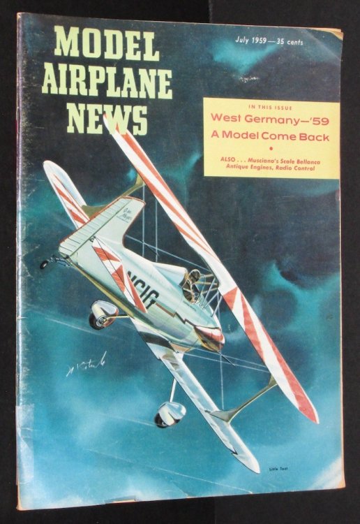 Model Airplane News - Single-Issue Magazine - July 1959