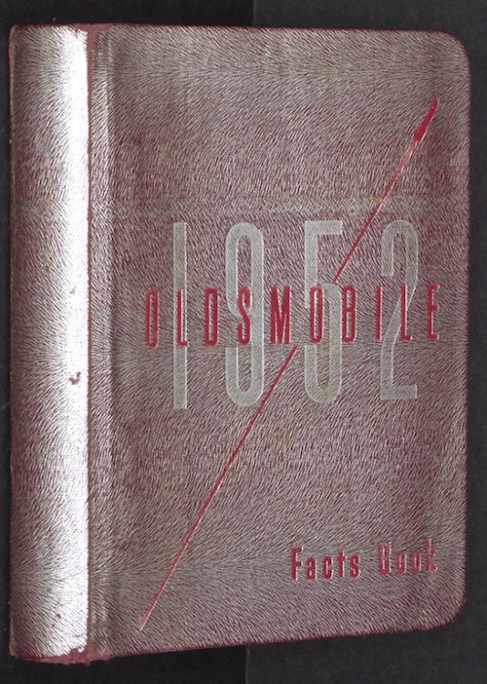 1952 Oldsmobile Facts Book Original