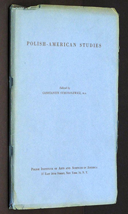 Polish-American Studies Volume 1