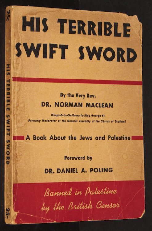 His terrible swift sword,