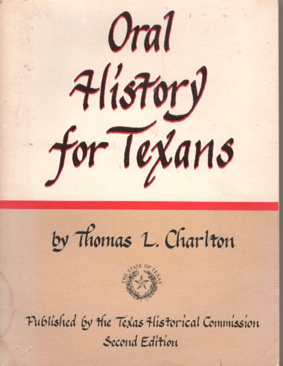 Oral History For Texans