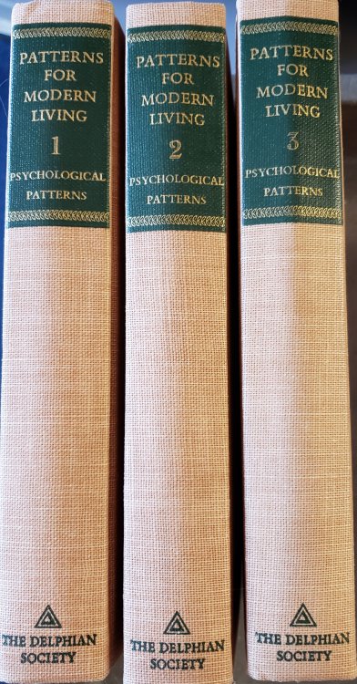 Patterns For Modern Living 3 Volume Set Psychological Patterns