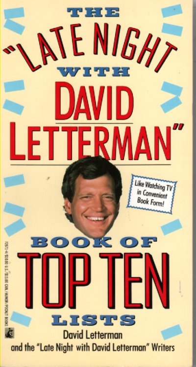 The Late Night with David Letterman Book of Top Ten Lists