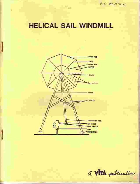 Helical Sail Windmill