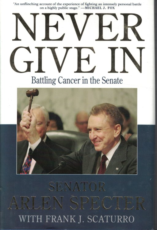 Never Give In Battling Cancer in the Senate