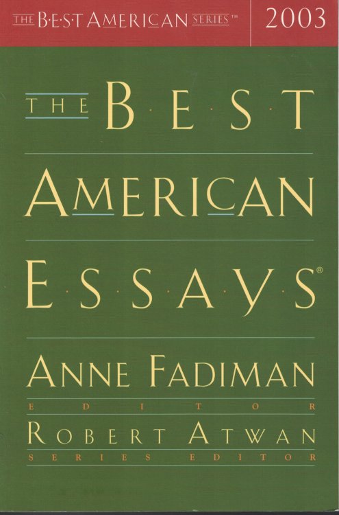 Best American Essays 2003