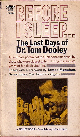 Before I Sleep The Last Days of Dr. Tom Dooley