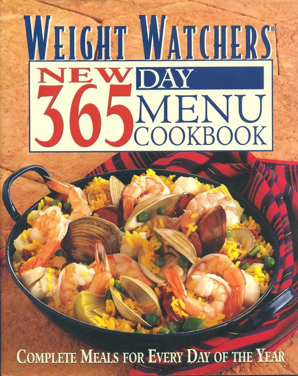 Weight Watchers New 365 Day Menu Cookbook Complete Meals for Every Day of the Year
