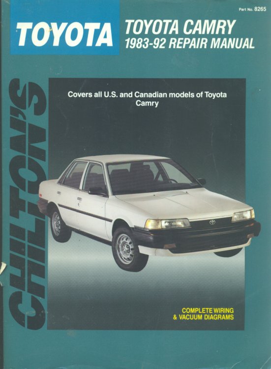 Chilton's Toyota Toyota Camry 1983-92 Repair Manual