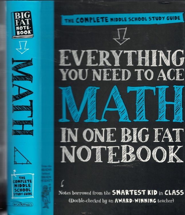 Everything You Need to Ace Math in One Big Fat Notebook Complete Middle School Study Guide