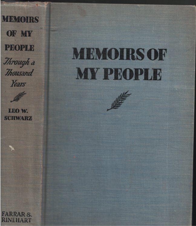Memoirs Of My People Through a Thousand Years