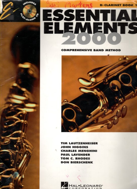 Essential Elements 2000 Comprehensive Band Method B Clarinet Book 1