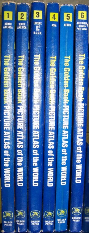 The Golden Book Picture Atlas Of The World In Six Volumes