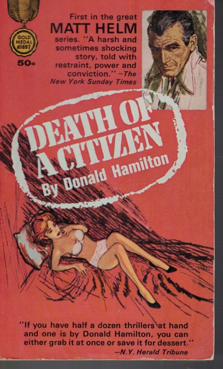 Death of a Citizen; Gold Medal Book #d1967