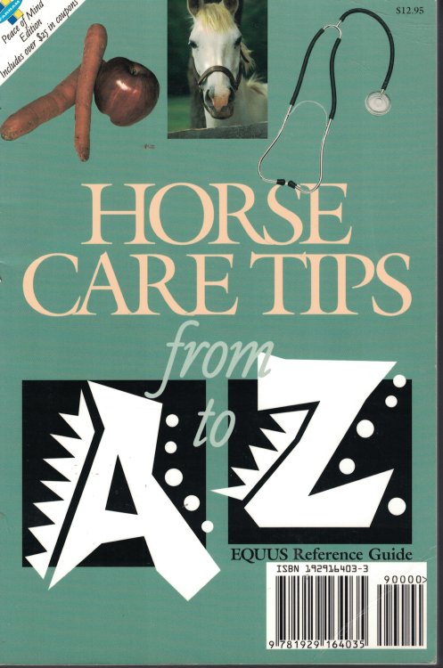 Horse Care Tips From A - Z