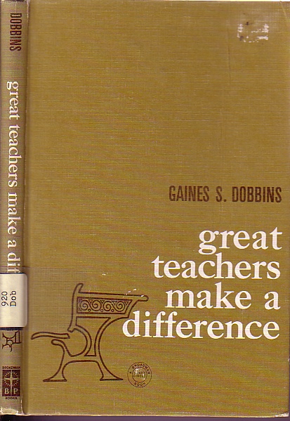 Great Teachers Make A Difference