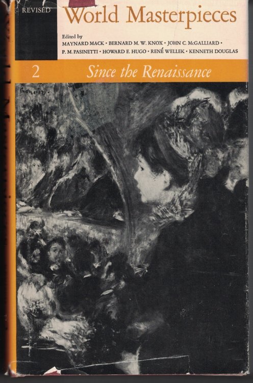 World Masterpieces - Literature Of Western Culture Sine The Renaissance - Volume 2