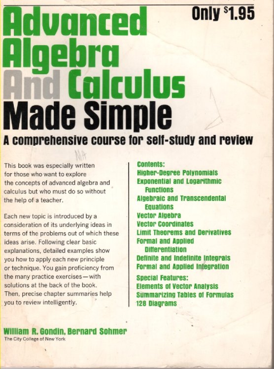 Advanced Algebra and Calculus Made Simple