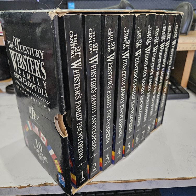 The 21th Century Webster's Family Encyclopedia 10 Volume Box Set