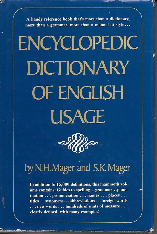Encyclopedic Dictionary Of English Usage