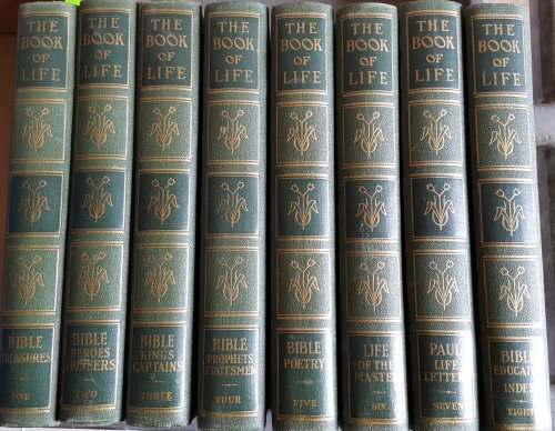 The Book Of Life (9 Volume Set) Bible Treasures, Bible Heroes Pioneers, Bible Kings Captains, Bible Prophets Statesmen, Bible Poetry, Life of the Master, Paul Life Letters, Bible Education Index