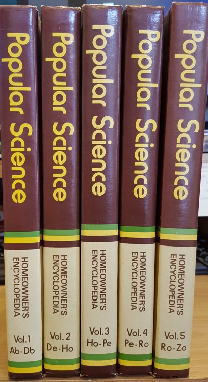 Popular Science Homeowner's Encyclopedia (5 Volume Set)