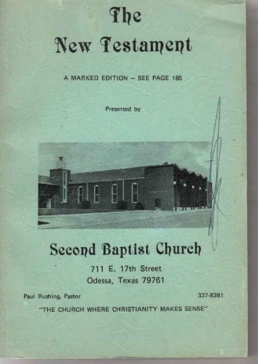 New Testament - Marked Edition