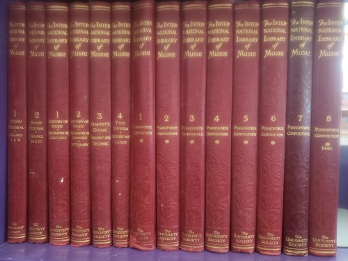 The International Library Of Music: Study Material 2 Vol., History Of Music 4 Vol., Pianoforte Compositions 8 Vol. 14 Volume Set: