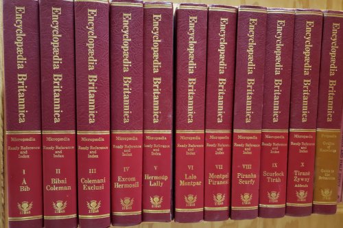 Image for Encyclopeadia Britannica Micropeaedia Ready Reference And Index, 11 Volume Set Encyclopeadia Britannica Micropeaedia Ready Reference And Index, 11 Volume Set