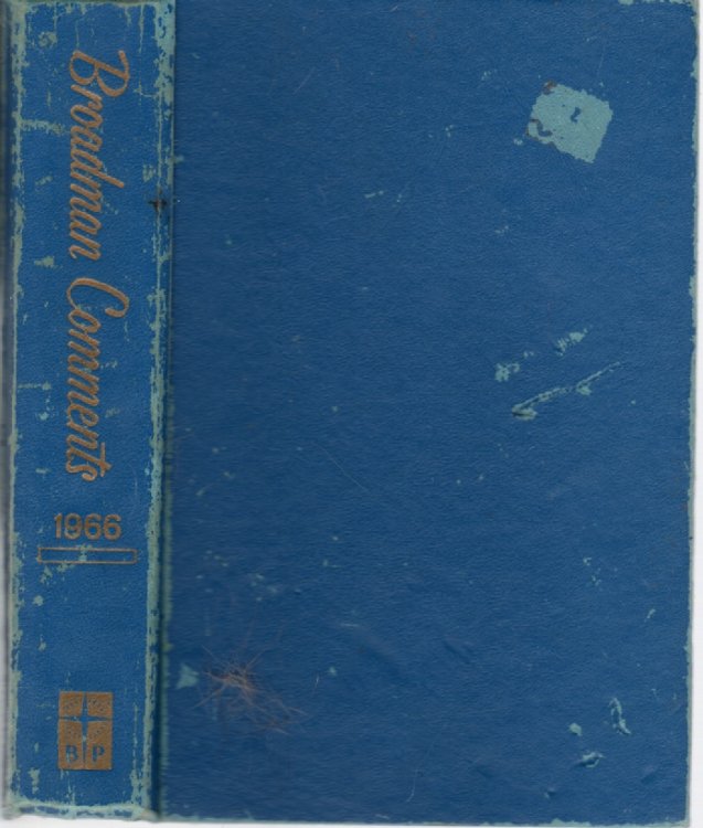 Broadman Comments 1966