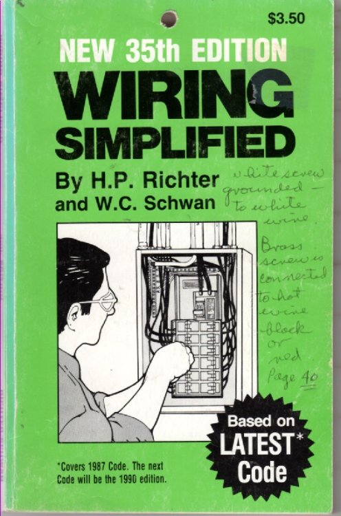 Wiring Simplified Based on 1987 Code