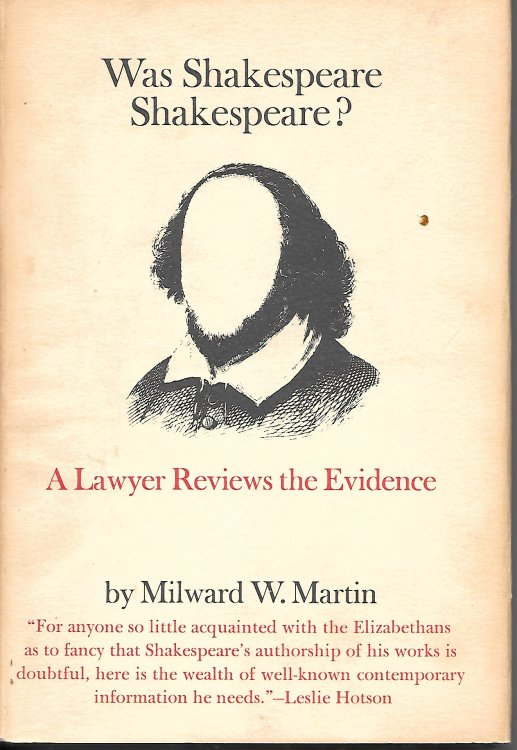 Was Shakespeare Shakespeare A Lawyer Reviews the Evidence.