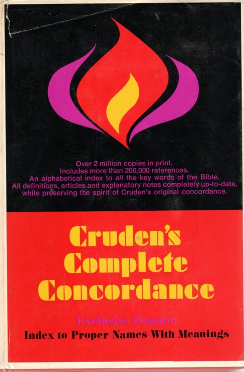 Cruden's Complete Concordance To the Old and New Testaments