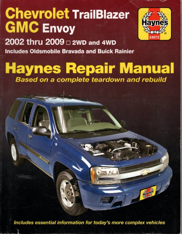 Chevrolet Trailblazer, GMC Envoy, Oldsmobile Bravada & Buick Rainier 2002 Thru 2009