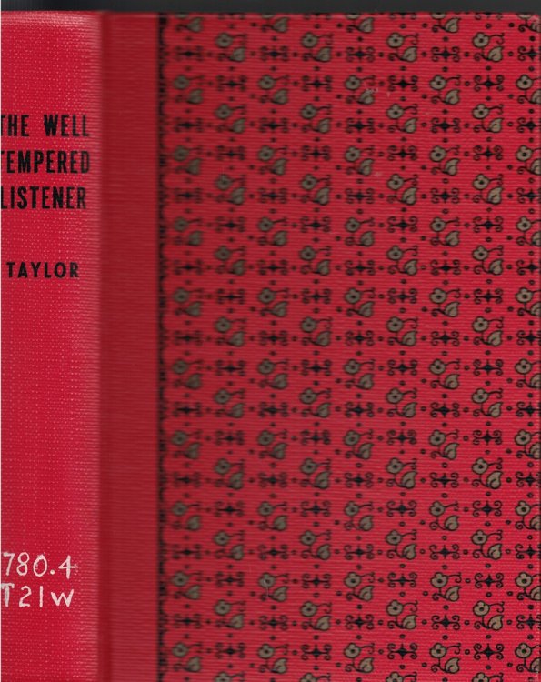 The Well Tempered Listener