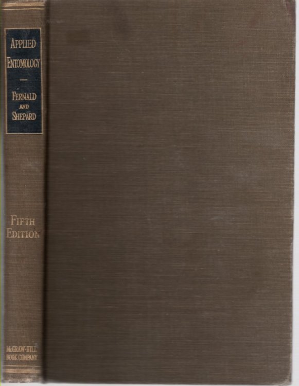 Applied Entomology An Introductory Textbook of Insects in Their Relations to Man.