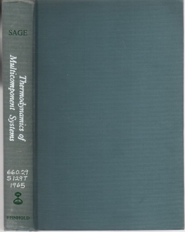 Thermodynamics of Multicomponent Systems