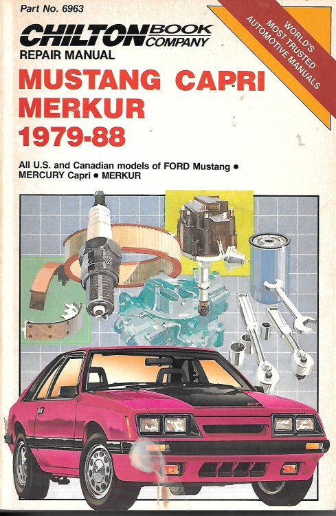 Mustang Capri Merkur 1979-88 Part No. 6963