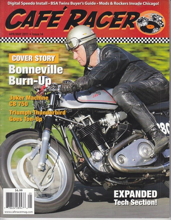 Cafe Racer April / May 2011 Bonneville Burn-Up