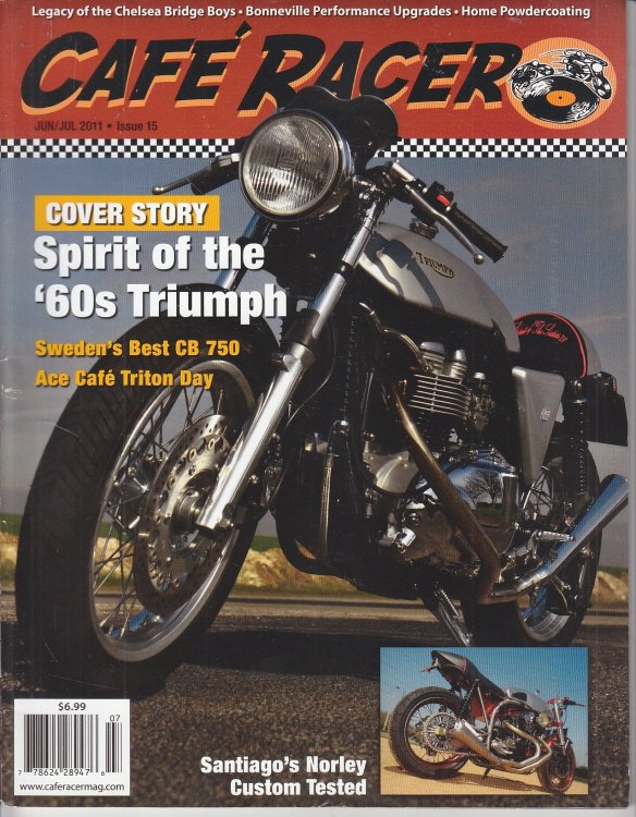 Cafe Racer June / July 2011 Spirit of the '60s Triumph