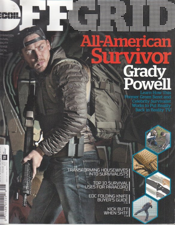 Off Grid Magazine Issue 20 All American Survivor