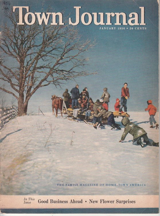 The Town Journal January 1956 Good Business Ahead, New Flower Surprises