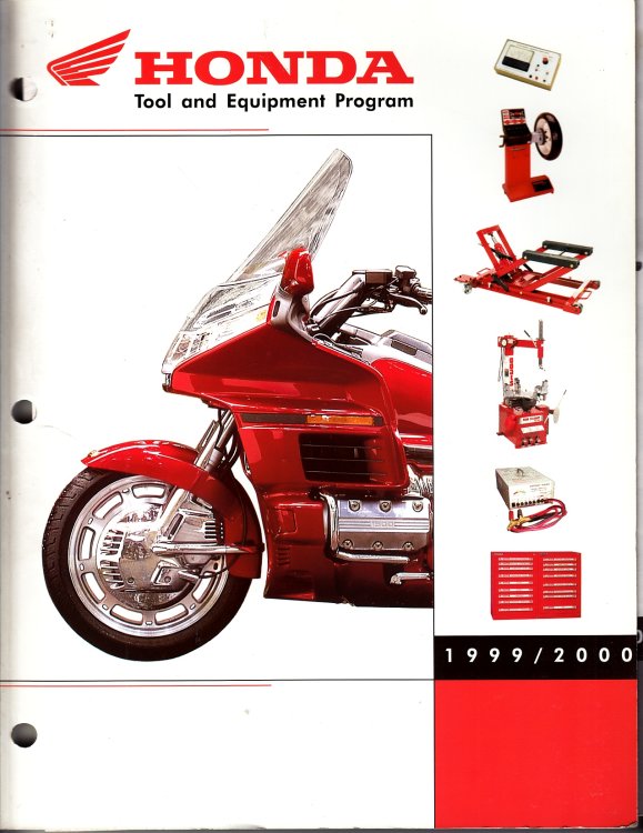 Honda Tool and Equipment Program 1999/2000 Tool and Equipment Catalog