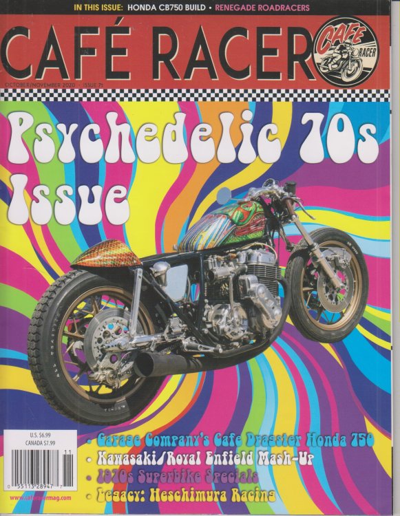 Cafe Racer October November 2020 Psychedelic70s Issue 92