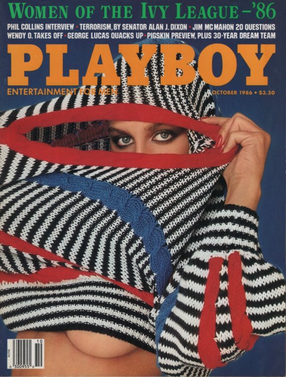 Playboy Magazine, Entertainment for Men Volume 33 Number 10 October 1986