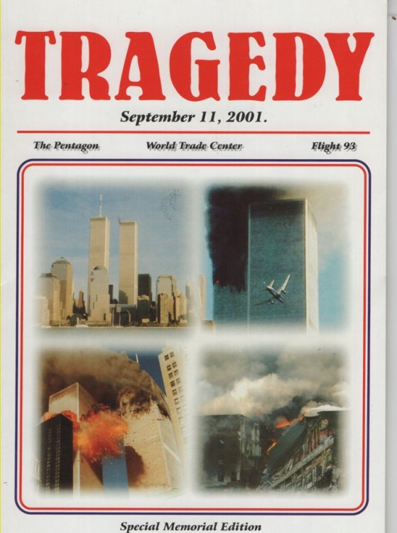 Tragedy Magazine September 11, 2001 The Pentagon, World Trade Center, Flight 93