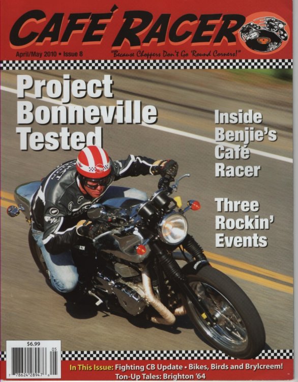 Cafe Racer, April - May 2010 Issue 8 Inside: the New Norton